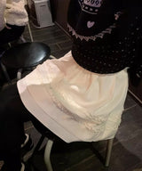 レースキュロットスカート