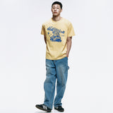 デディケーションピグメント Tシャツ_マスタード