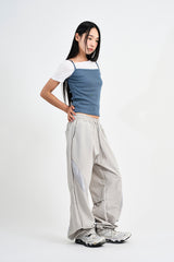 Wind-cut mesh nylon pants