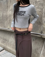 マキシレイヤードスカート
