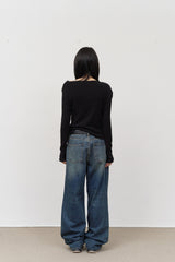 (W) Bella Button Top