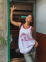 Rich Club Loose Color Matching Sleeveless