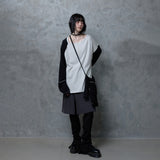 SLIP NECK BUTTON TOP