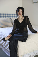 Ley line wide denim