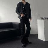 CR Monic Denim Round Tweed Jacket (2 colors)