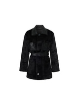 Reversible leather mustang (Black)