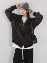 Cont Leather Pocket Shoulder Bag
