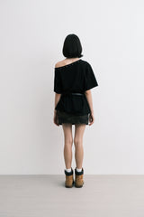 89 リヴェットTシャツ (black)