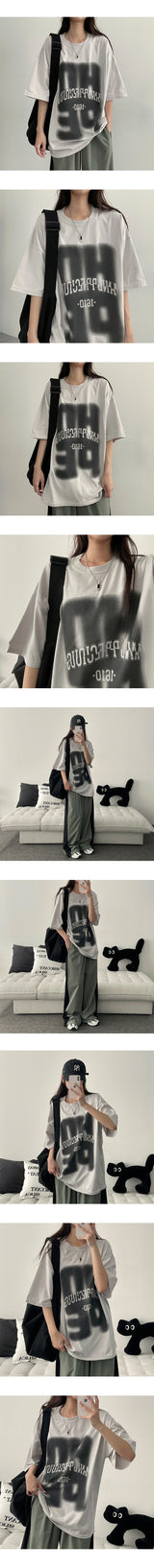 Forbbbler Oversized Fit Short Sleeve Tee