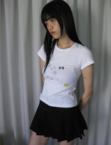 パッチパレードTシャツ (WHITE)