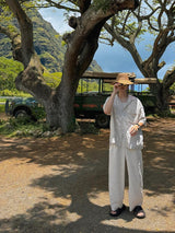 ASCLO Hello Linen Two Tuck Pants (5color)