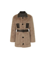 Reversible leather mustang (Brown)