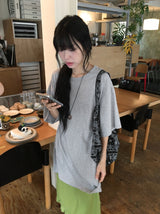 Nikb Overfit Two-Way Button Box Short Sleeve Tee