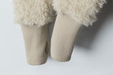 Teddy Fleece Collar Jumper