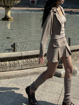 Wool knit hand & leg two-way warmer (4 colors)