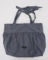 Mendel vintage dot cotton shirring shoulder bag