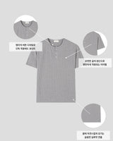 ダーリーマッスルフィットヘンリーTシャツ
