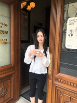 Mont lace blouse_ivory