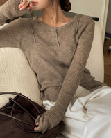 Join Wool Cardigan & Sleeveless Set