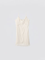 Silky Lace Bustier Dress_Ivory