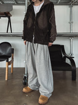 コルサディープピンタックストリングパンツ