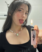 シルバー幾何学ヘアピン