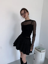 DOT SEE-THROUGH T-SHIRTS