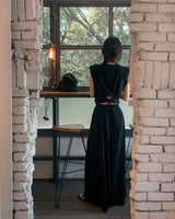 Mene Back Slit T-shirt & Pants Set