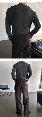 [S/S] Stripe two tuck slacks(2color)