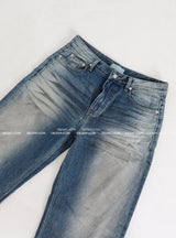 [UNISEX] Vintage washed low wide jeans