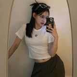 シグネチャークロップハーフTシャツ [WHITE]