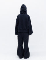 HIGH NECK CROP HOODIE [UNISEX]