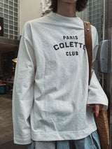 コレットプリントオーバーロングスリーブTシャツ