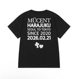 FROM HARAJUKU BACK LETTERING HALF T (2COLOR)