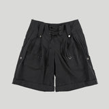 LACE-UP CARGO CUFF SHORTS