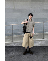 バーノンパッチストラップバミューダパンツ