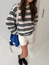 [ORIGINAL] Unit Summer Striped Long Sleeve Tee