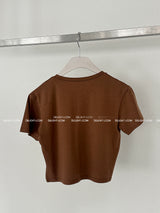 5カラーベーシッククロップTシャツ