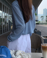 Setter Linen Crop Knit Cardigan / 9 colors