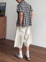 Amber Washed 8/10 Bermuda Pants (3color) (No.962)