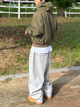バルーンダブルニースウェットパンツ