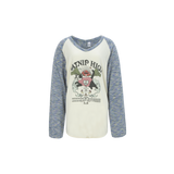 CATNIP HIGH long t-shirt blue