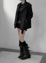 Ront Scrunchie Set Overfit Jacket