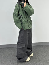 peach graphic cargo pants