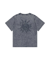 WASHED SOLAR APPLIQUE TEE
