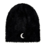 Moon Power Beanie [Black Fur]