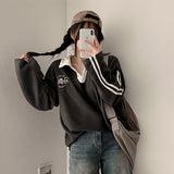 HotzトラックラインカラーフリースカラーTシャツ