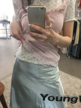 ルダーフローラルシアードTシャツ(3color)