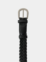 ASCLO Key Ring Weave Leather Belt (2color)