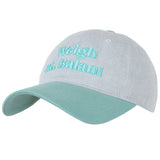 Denim Embroidery Ball Cap - Mint